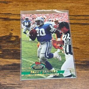 1993 Topps Stadium Club Members Choice Barry Sanders #496 Detroit Lions